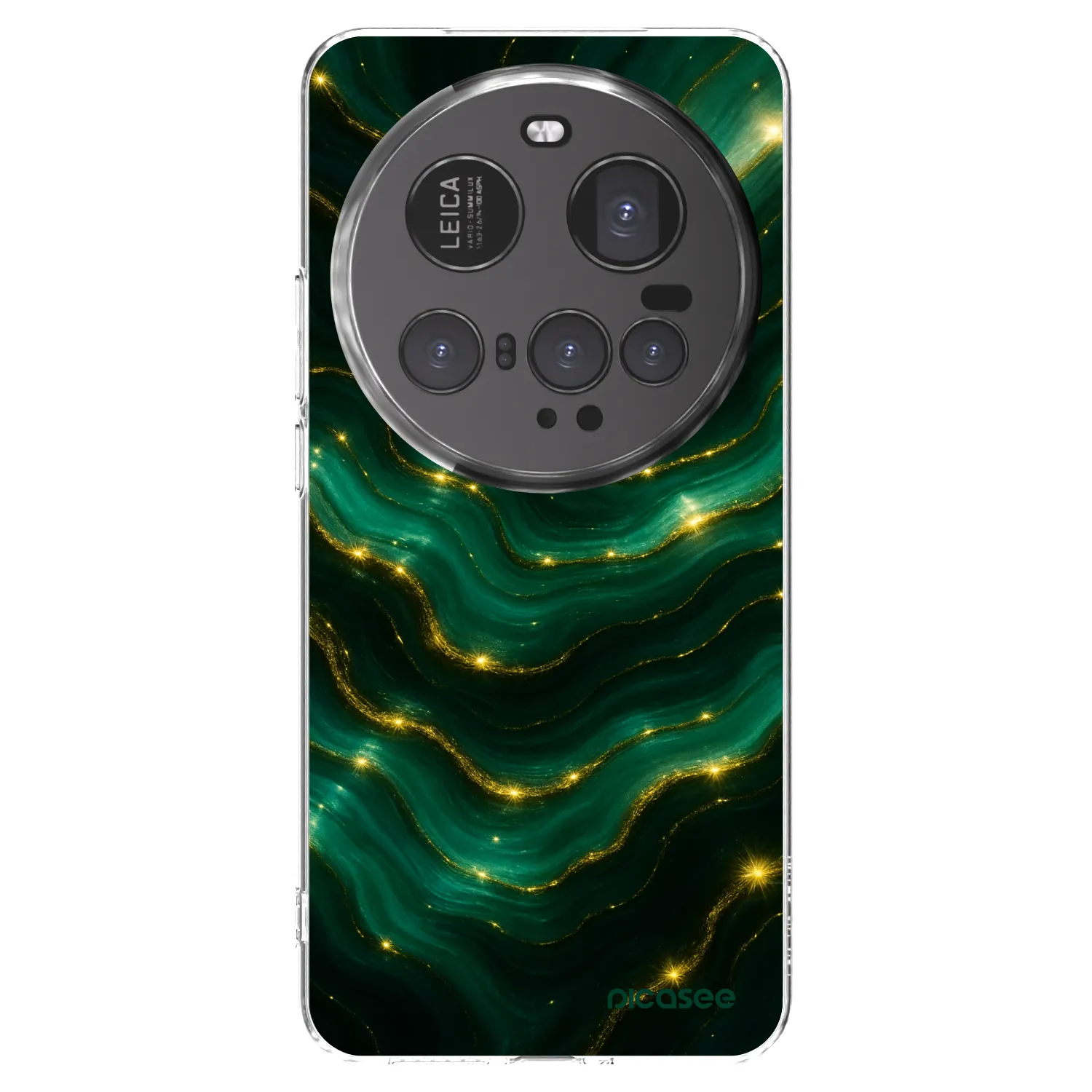 Picasee átlátszó szilikon tok az alábbi mobiltelefonokra Xiaomi 15 Ultra - Emerald