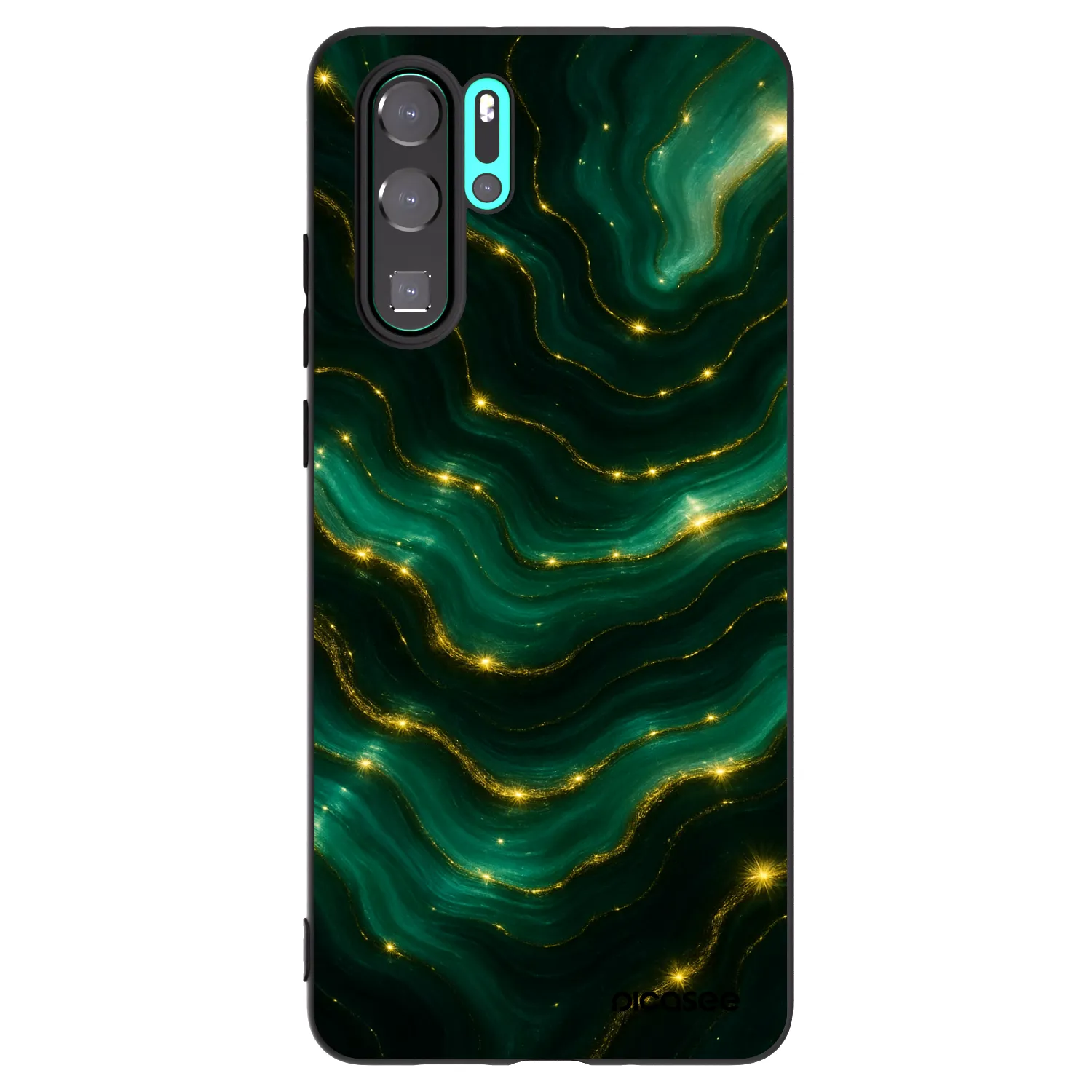 Picasee fekete szilikon tok az alábbi mobiltelefonokra Huawei P30 Pro - Emerald