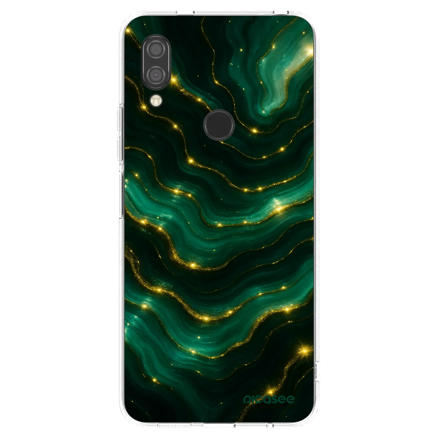 Picasee átlátszó szilikon tok az alábbi mobiltelefonokra Xiaomi Redmi 7 - Emerald