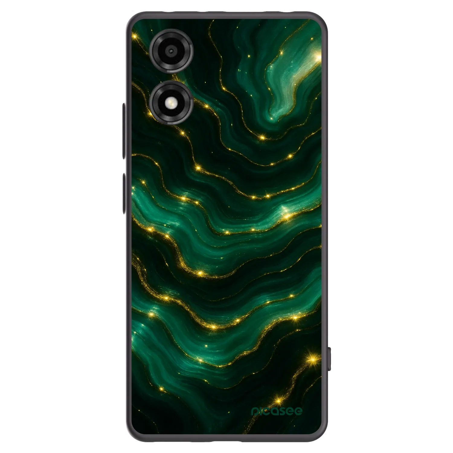 Picasee fekete szilikon tok az alábbi mobiltelefonokra Motorola Moto E14 - Emerald