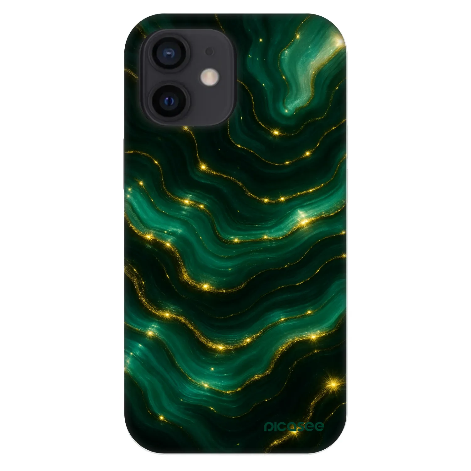 Picasee Fashion Case Apple iPhone 12 mini - Emerald