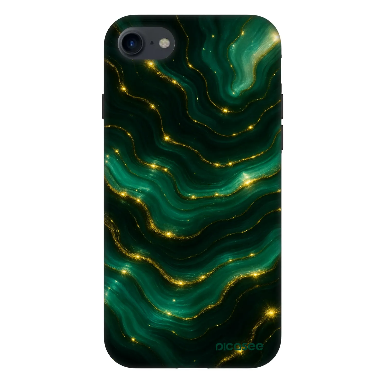 Picasee Fashion Case Apple iPhone SE 2020 - Emerald