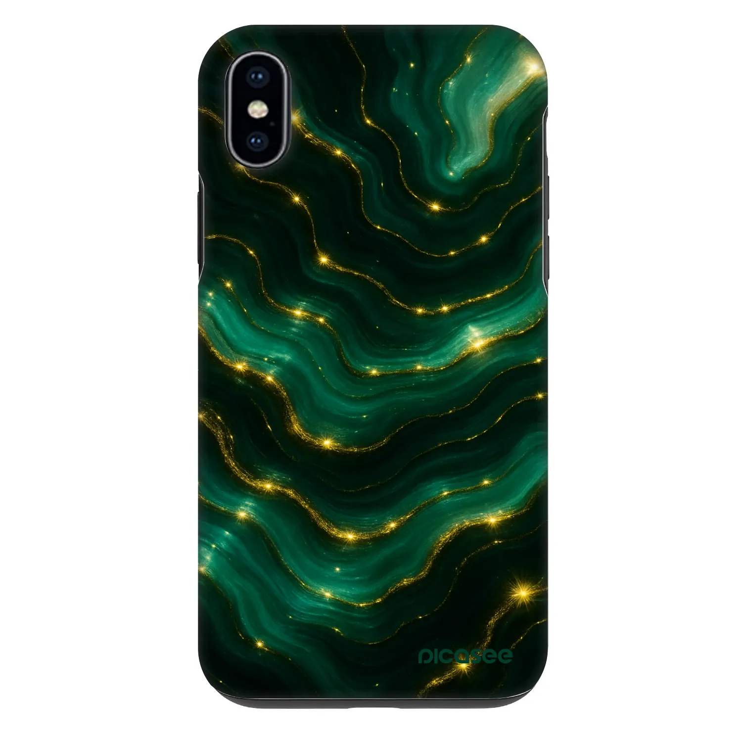 Picasee Fashion Case Apple iPhone XS Max - Emerald
