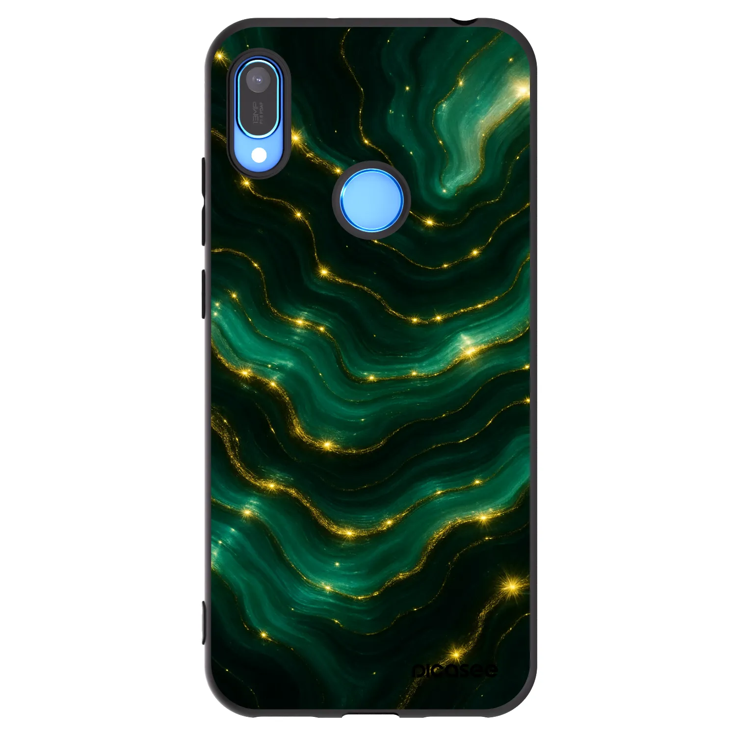 Picasee fekete szilikon tok az alábbi mobiltelefonokra Huawei Y6 2019 - Emerald