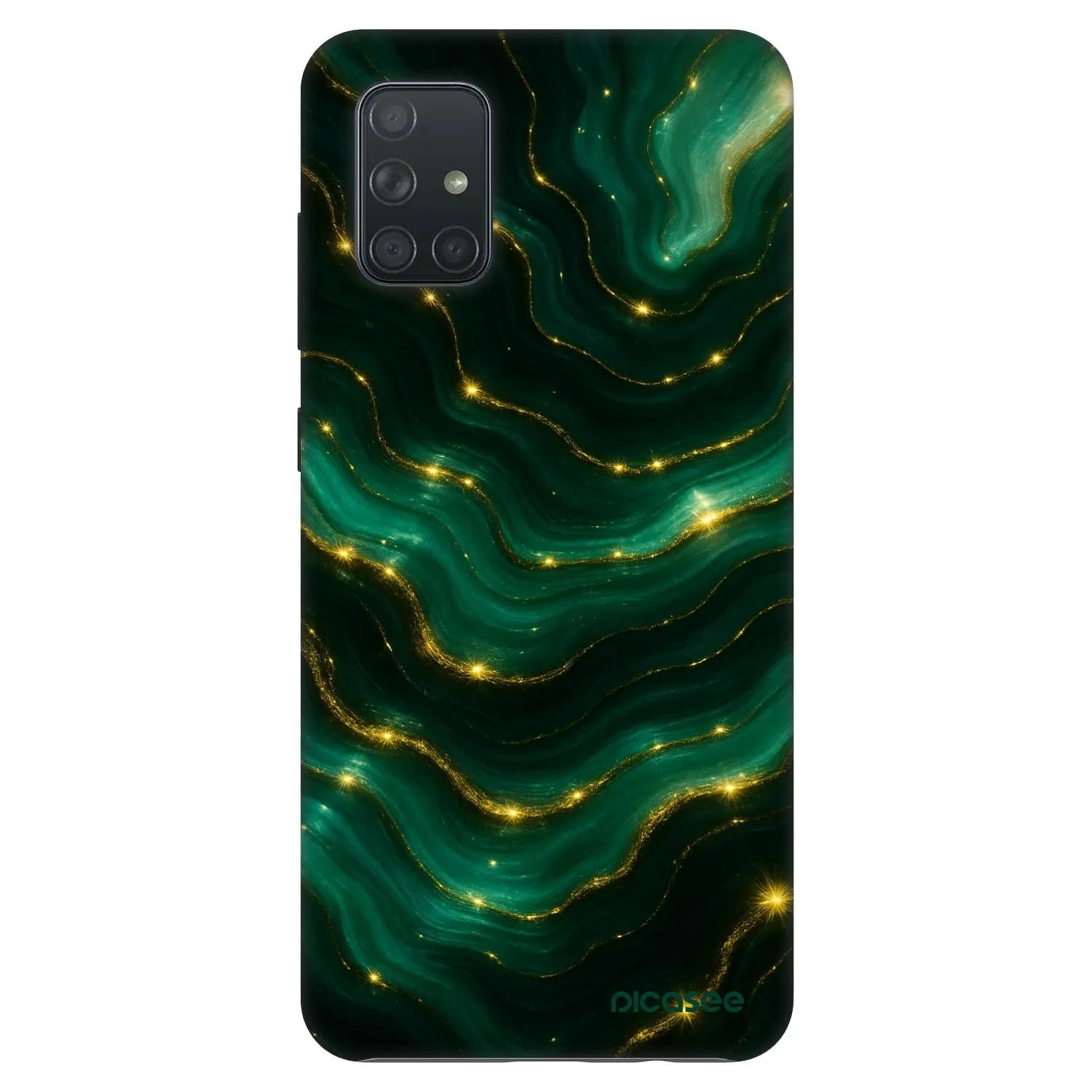 Picasee Fashion Case Samsung Galaxy A71 A715F - Emerald