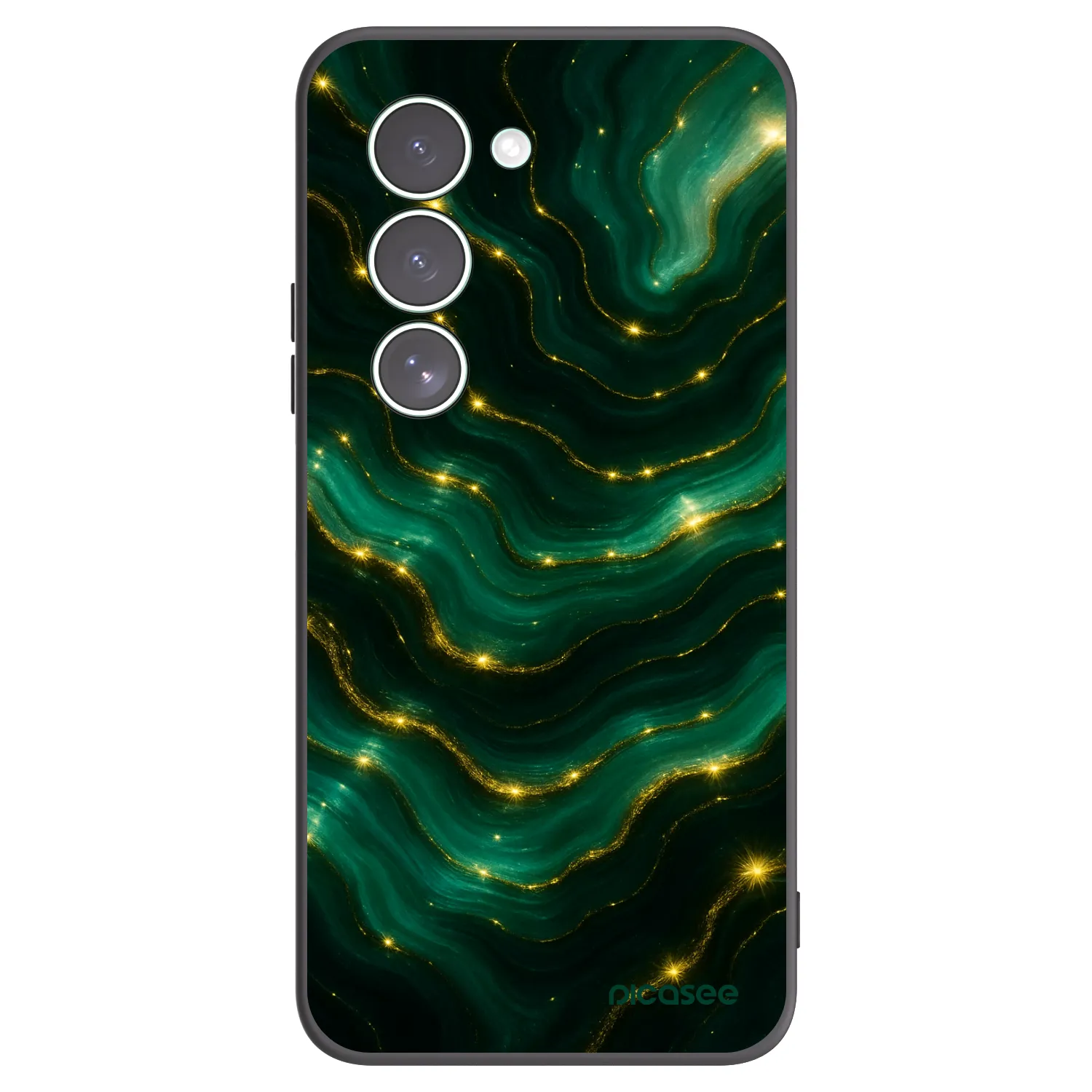 Picasee fekete szilikon tok az alábbi mobiltelefonokra Xiaomi Redmi 15 5G - Emerald