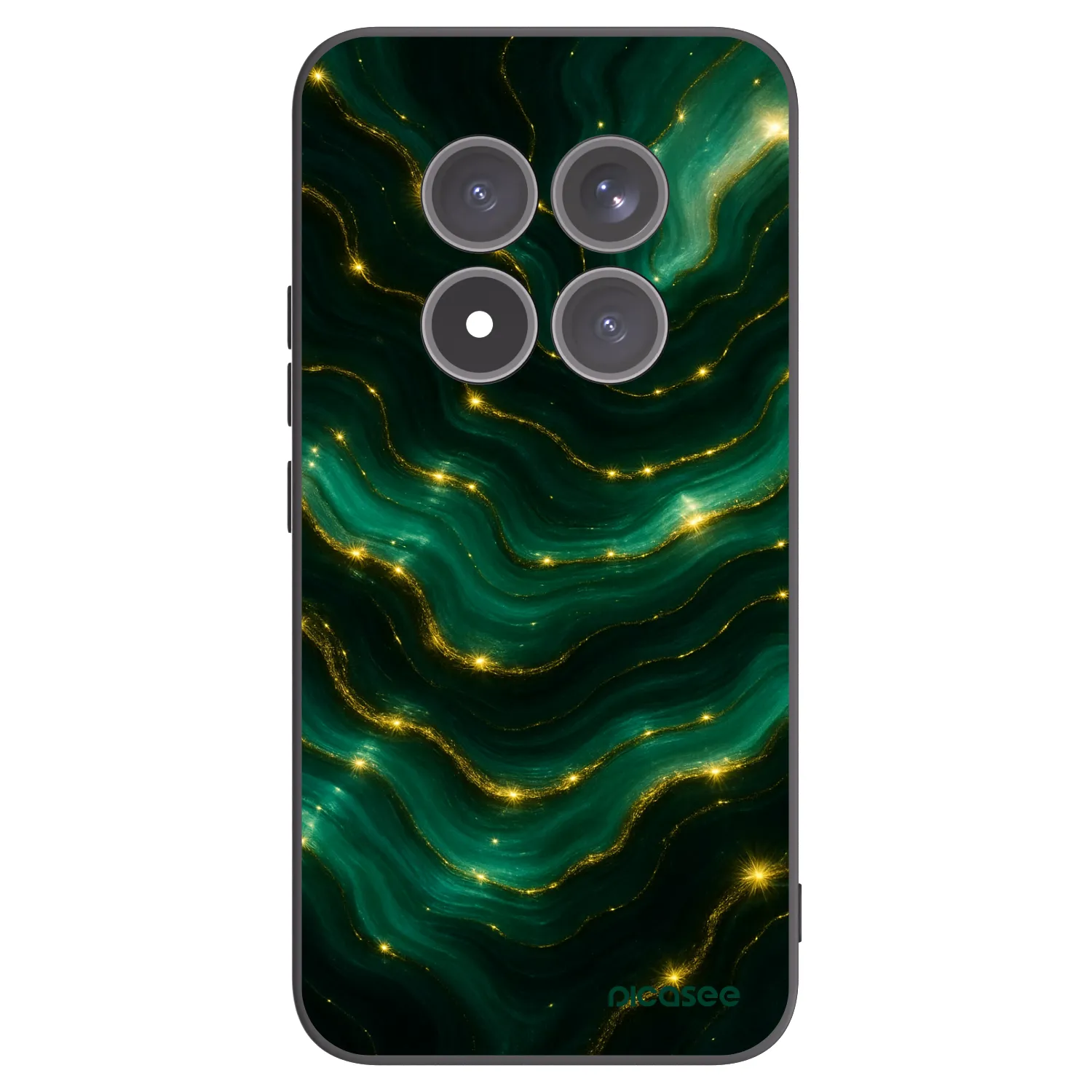 Picasee fekete szilikon tok az alábbi mobiltelefonokra Xiaomi Redmi Note 15 Pro+ - Emerald