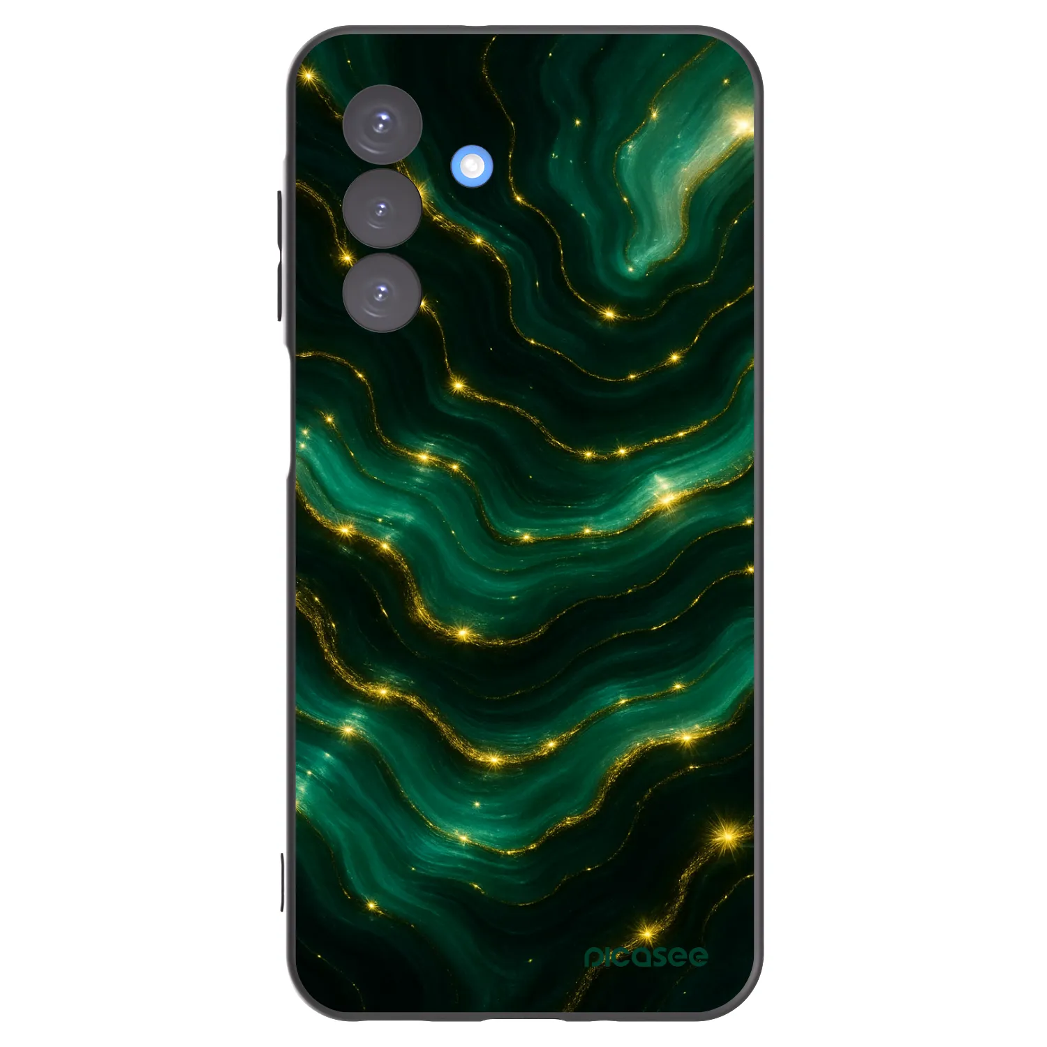 Picasee fekete szilikon tok az alábbi mobiltelefonokra Samsung Galaxy A17 5G - Emerald