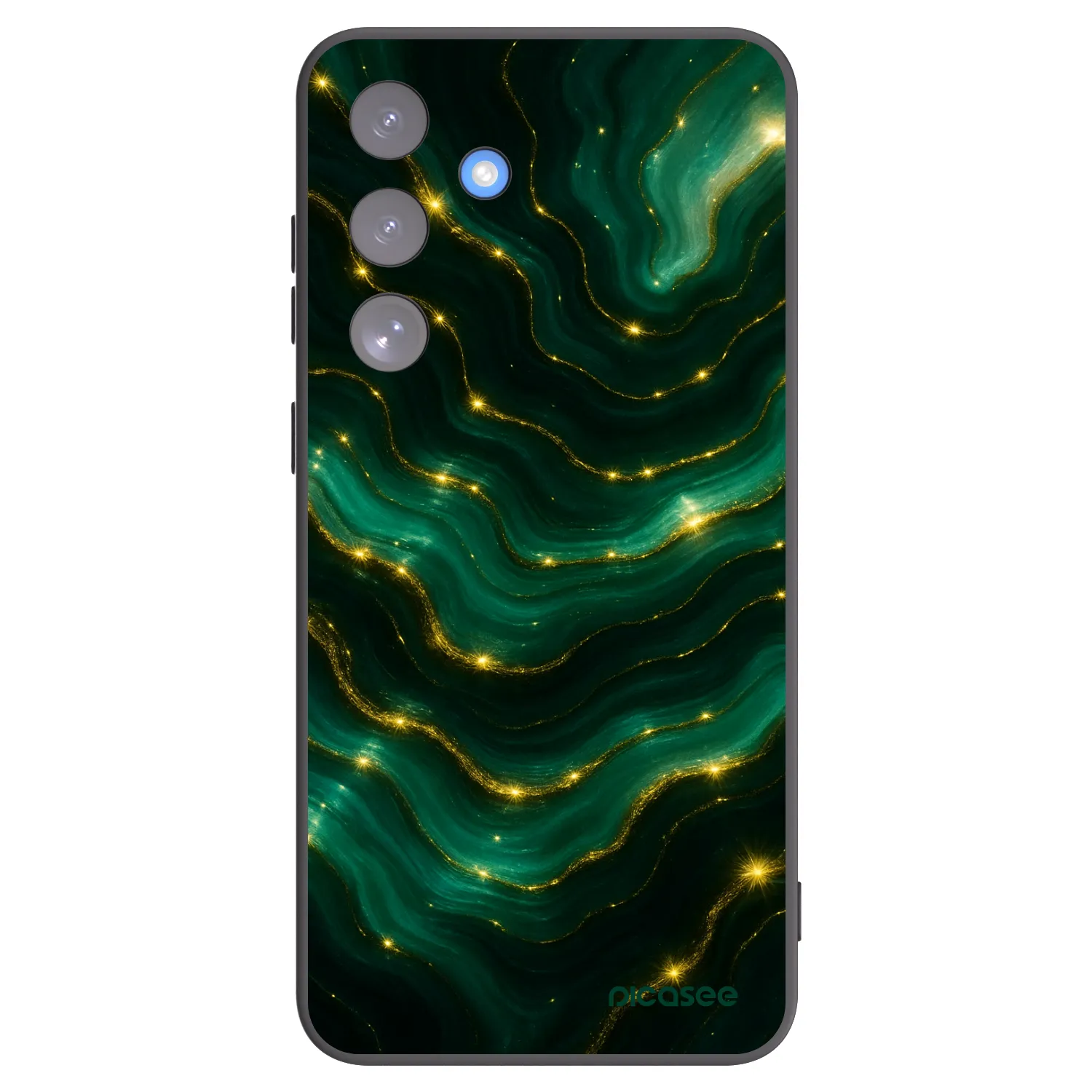Picasee fekete szilikon tok az alábbi mobiltelefonokra Samsung Galaxy S25 FE 5G - Emerald