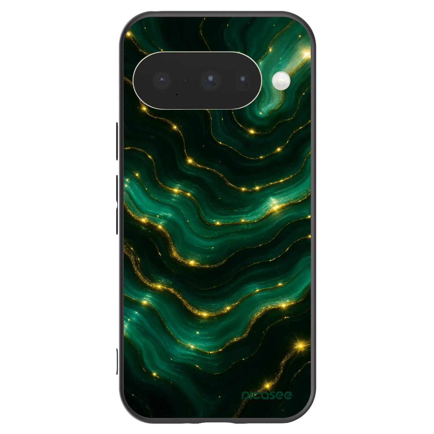 Picasee fekete szilikon tok az alábbi mobiltelefonokra Google Pixel 10 - Emerald