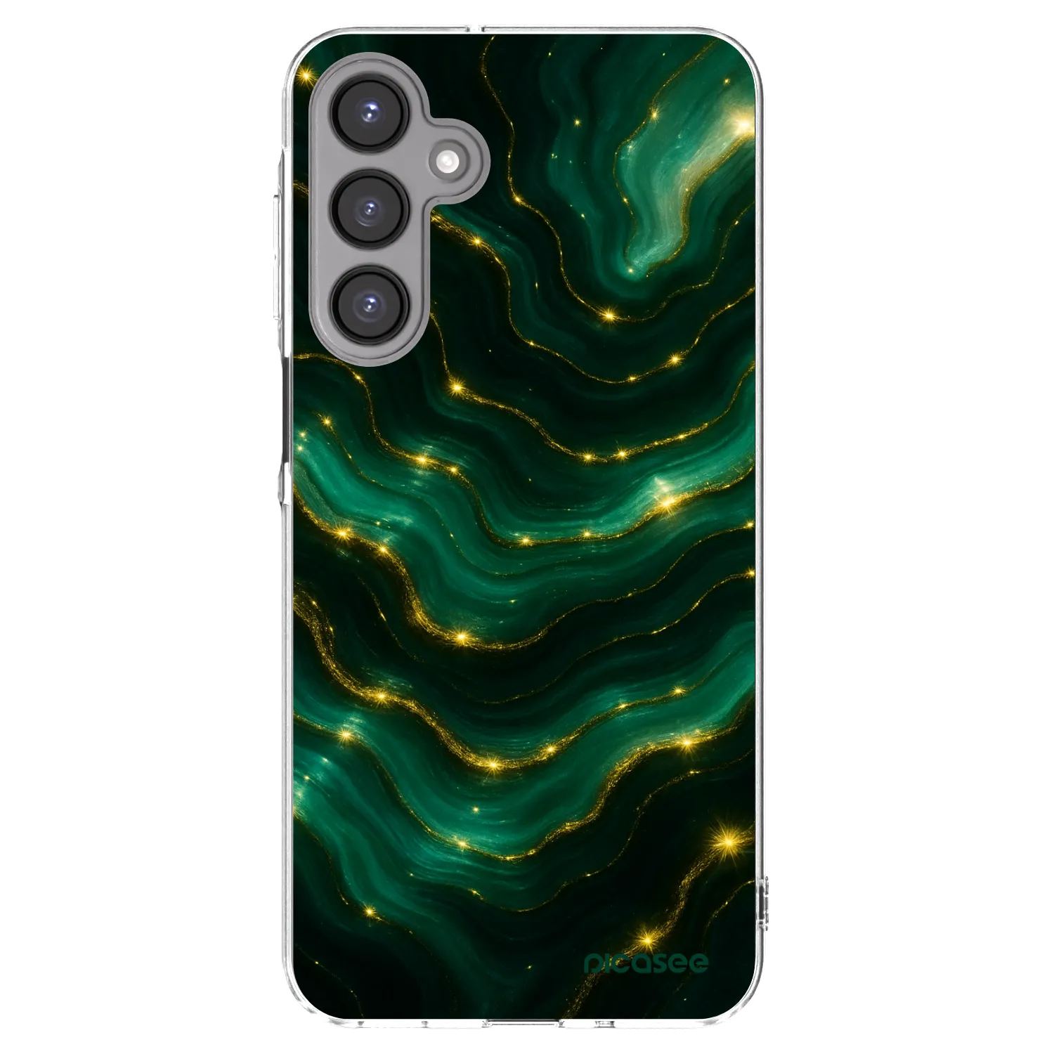 Picasee átlátszó szilikon tok az alábbi mobiltelefonokra Samsung Galaxy A16 4G - Emerald