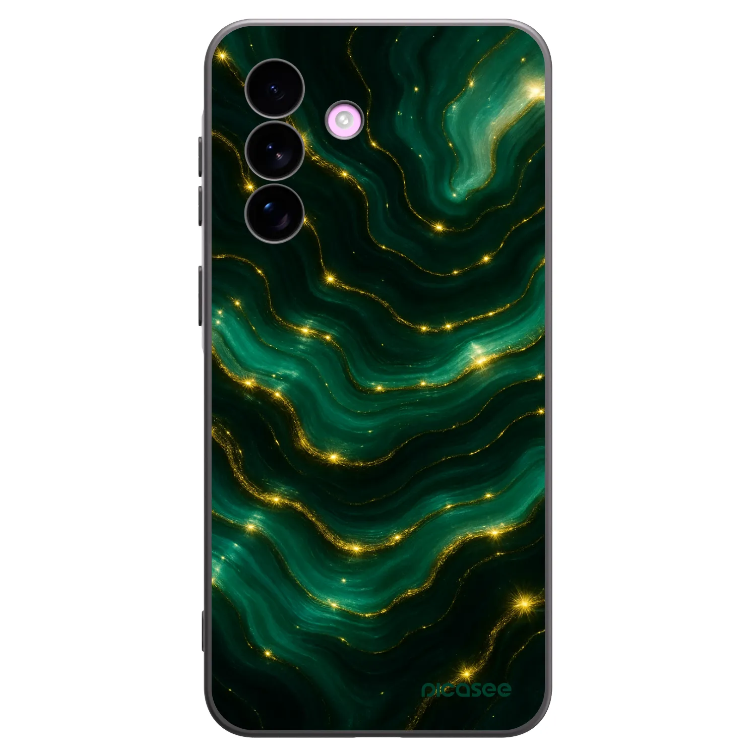 Picasee fekete szilikon tok az alábbi mobiltelefonokra Samsung Galaxy A57 5G - Emerald