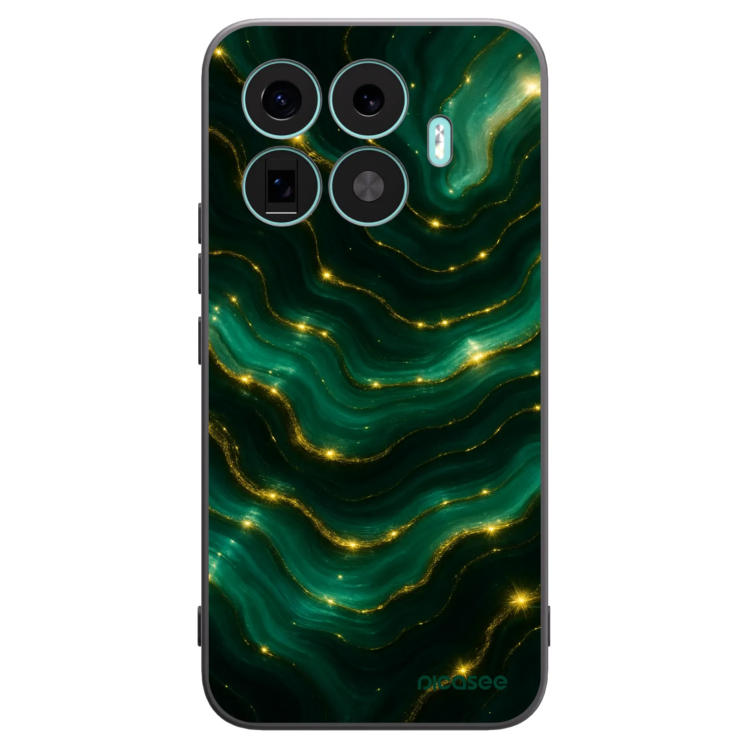 Picasee fekete szilikon tok az alábbi mobiltelefonokra Xiaomi 17T Pro - Emerald