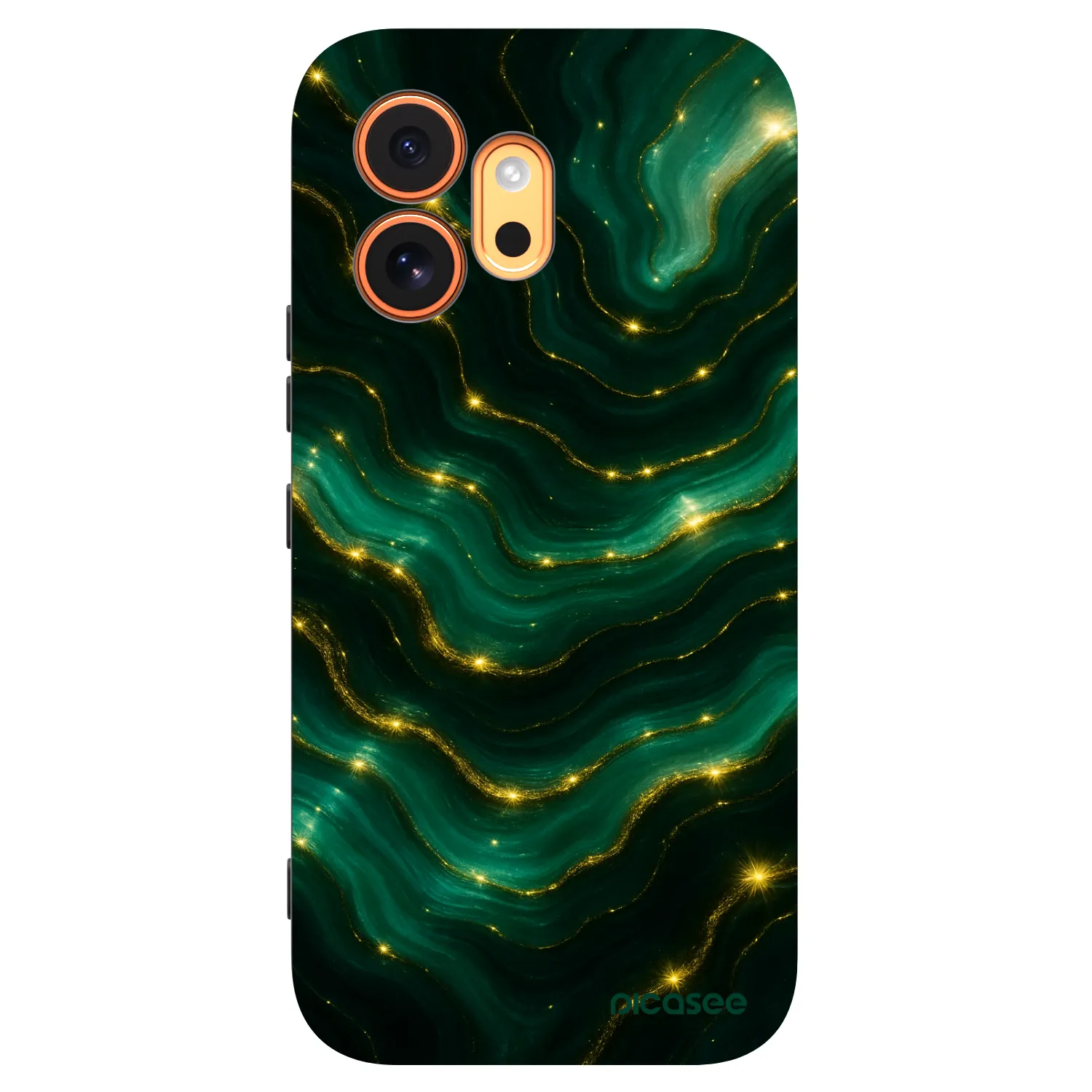 Picasee fekete szilikon tok az alábbi mobiltelefonokra Honor 600 - Emerald