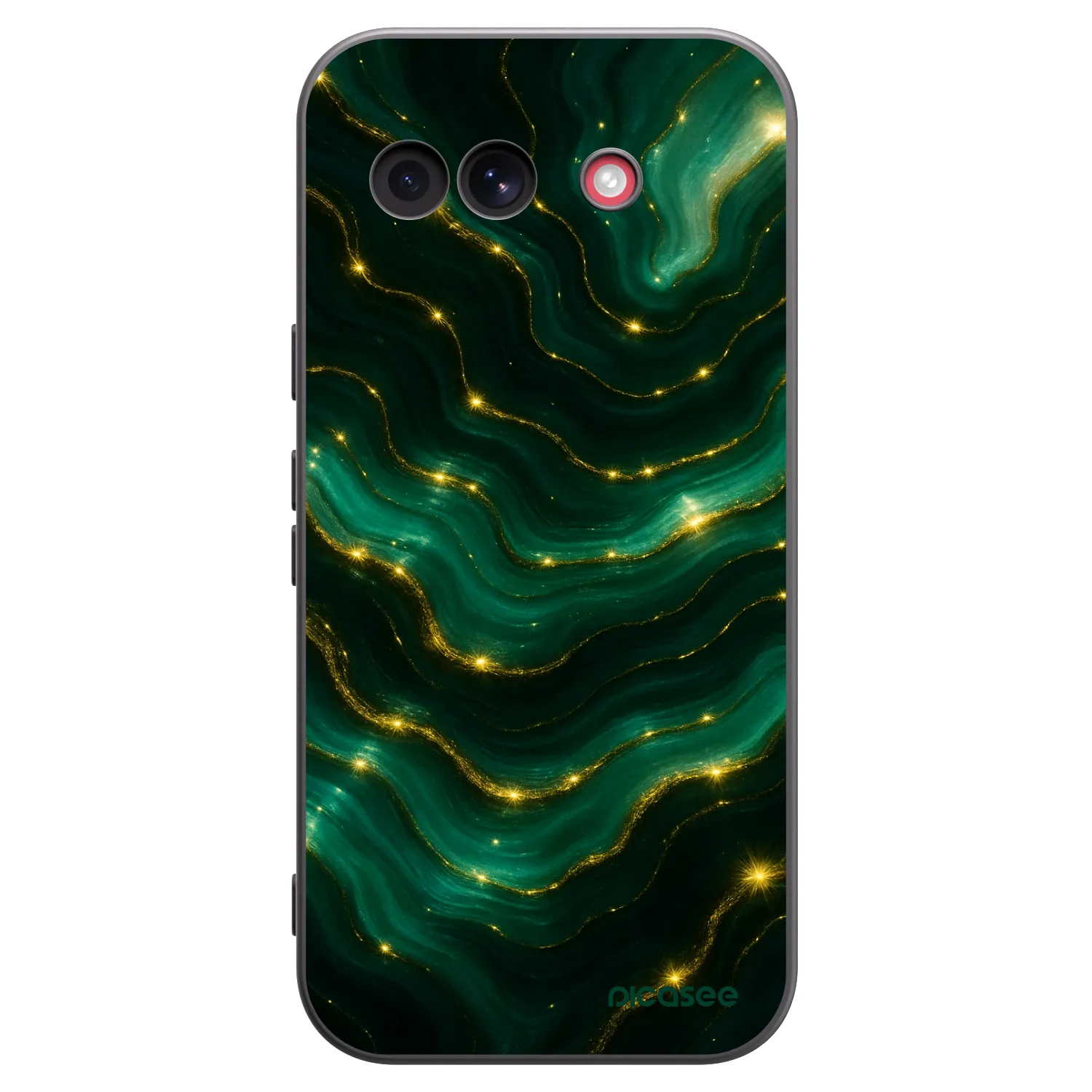 Picasee fekete szilikon tok az alábbi mobiltelefonokra Google Pixel 10a - Emerald