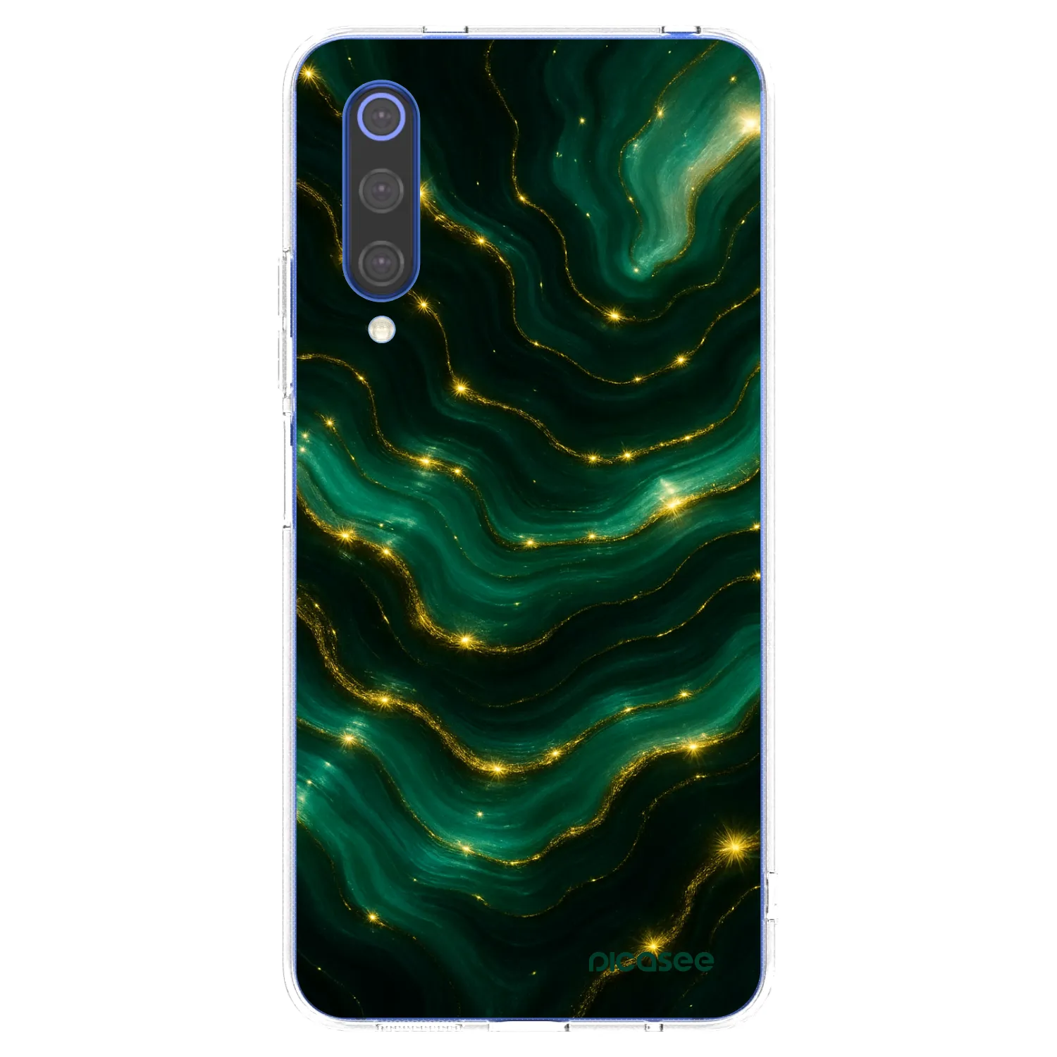 Picasee átlátszó szilikon tok az alábbi mobiltelefonokra Xiaomi Mi 9 SE - Emerald