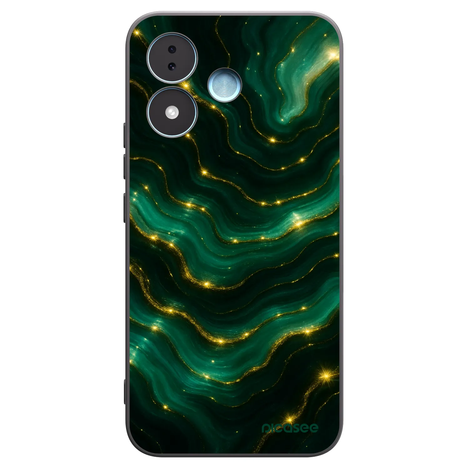 Picasee fekete szilikon tok az alábbi mobiltelefonokra Xiaomi Redmi Note 17 5G - Emerald