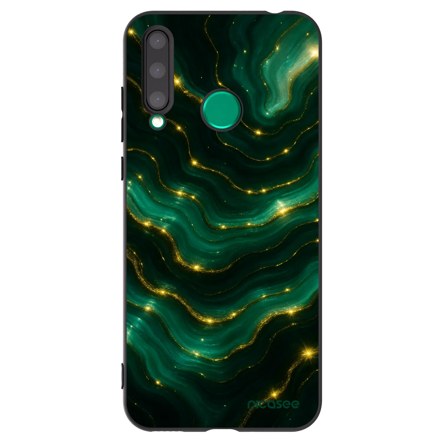 Picasee fekete szilikon tok az alábbi mobiltelefonokra Honor 20 Lite - Emerald