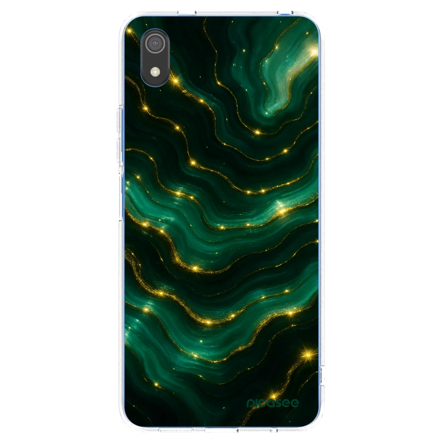 Picasee átlátszó szilikon tok az alábbi mobiltelefonokra Xiaomi Redmi 7A - Emerald