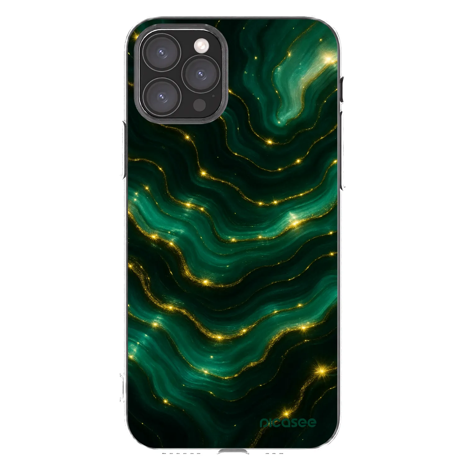 Picasee átlátszó szilikon tok az alábbi mobiltelefonokra Apple iPhone 11 Pro - Emerald