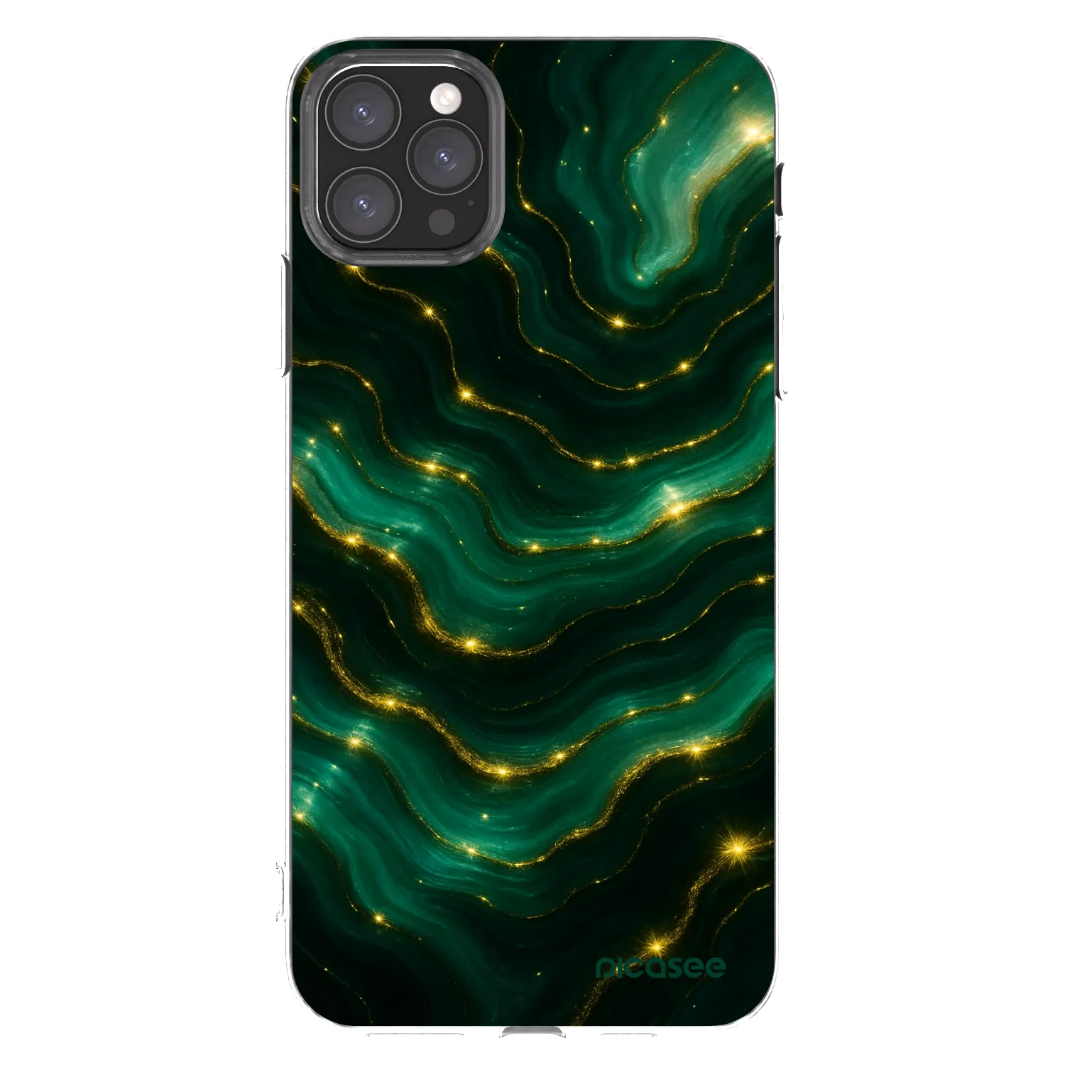 Picasee átlátszó szilikon tok az alábbi mobiltelefonokra Apple iPhone 11 Pro Max - Emerald