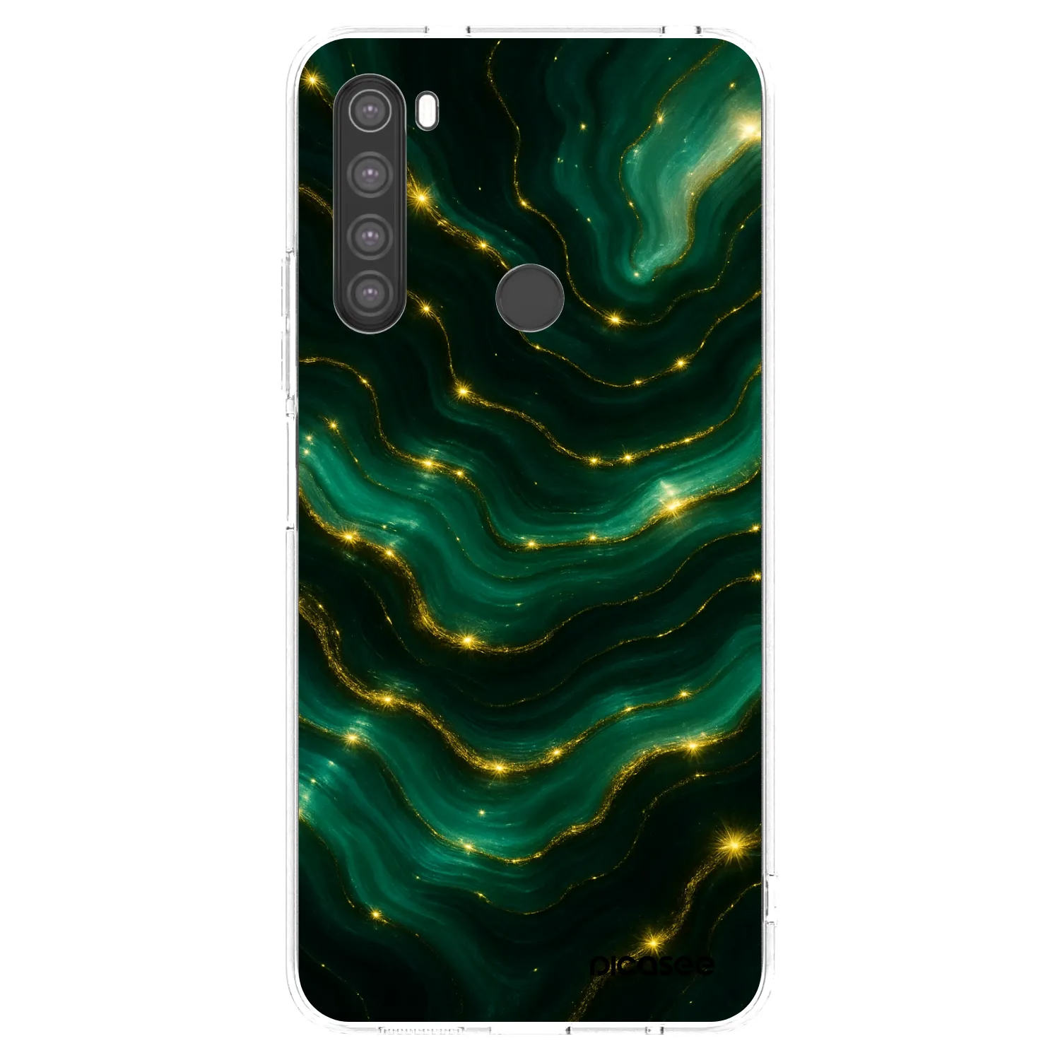 Picasee átlátszó szilikon tok az alábbi mobiltelefonokra Xiaomi Redmi Note 8 - Emerald