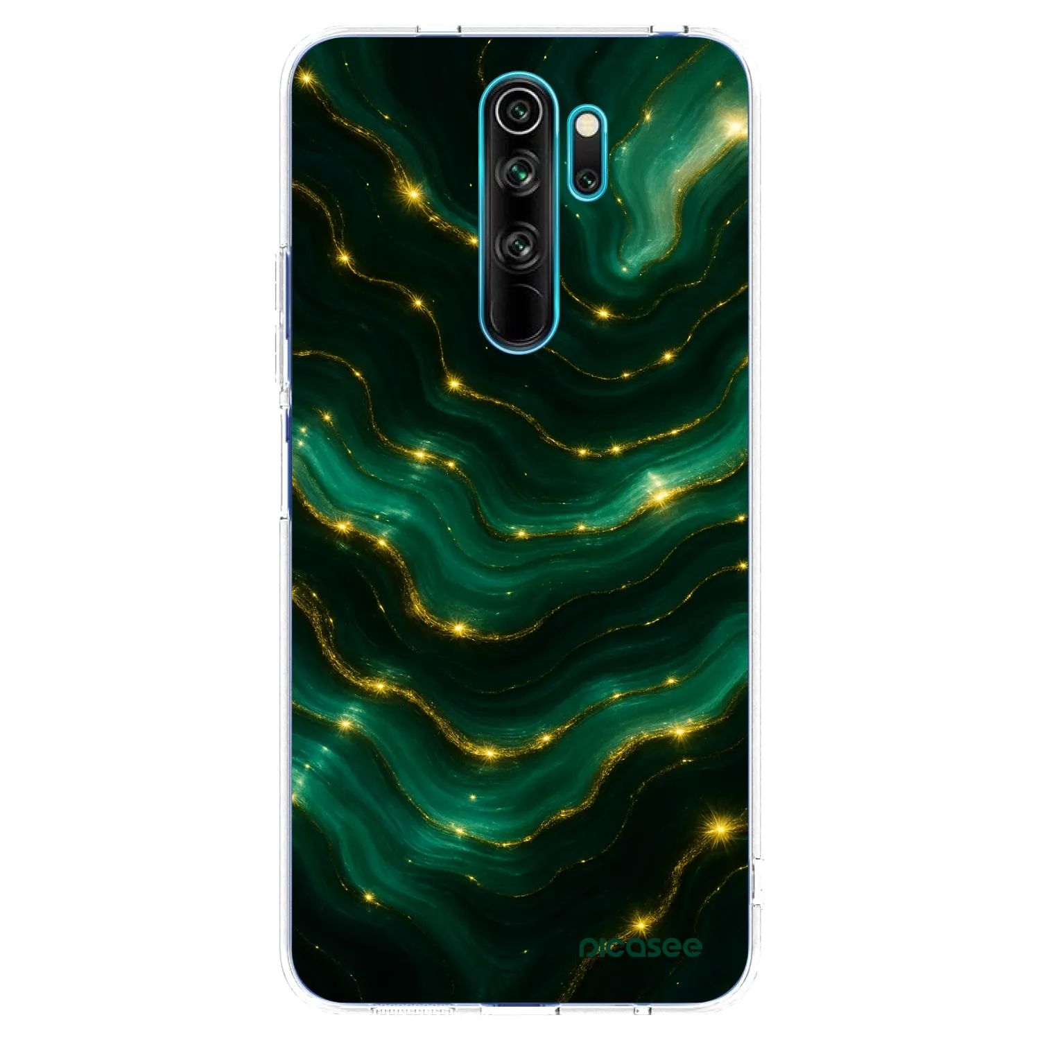 Picasee átlátszó szilikon tok az alábbi mobiltelefonokra Xiaomi Redmi Note 8 Pro - Emerald