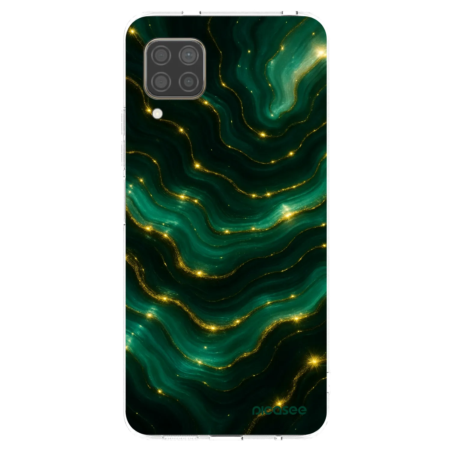 Picasee átlátszó szilikon tok az alábbi mobiltelefonokra Huawei P40 Lite - Emerald