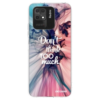Picasee átlátszó szilikon tok az alábbi mobiltelefonokra Xiaomi Redmi 10C - Don't think TOO much