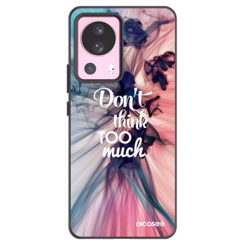 Picasee fekete szilikon tok az alábbi mobiltelefonokra Xiaomi 13 Lite - Don't think TOO much