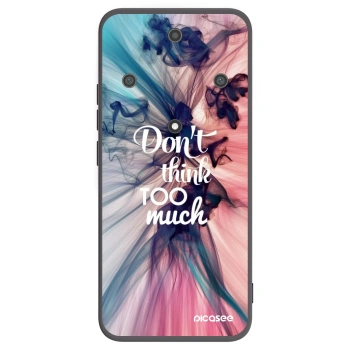 Picasee fekete szilikon tok az alábbi mobiltelefonokra Honor Magic5 Lite 5G - Don't think TOO much