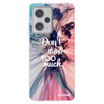 Picasee átlátszó szilikon tok az alábbi mobiltelefonokra Xiaomi Redmi Note 12 Pro+ 5G - Don't think TOO much