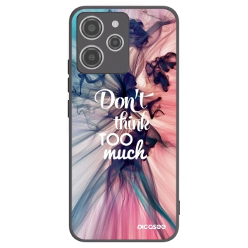 Picasee fekete szilikon tok az alábbi mobiltelefonokra Xiaomi Redmi 12 4G - Don't think TOO much