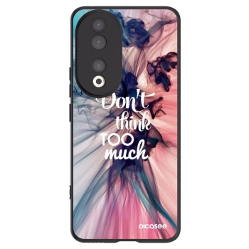 Picasee fekete szilikon tok az alábbi mobiltelefonokra Honor 90 5G - Don't think TOO much