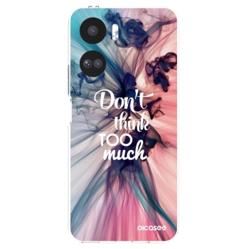 Picasee átlátszó szilikon tok az alábbi mobiltelefonokra Honor 90 Lite 5G - Don't think TOO much