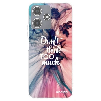 Picasee átlátszó szilikon tok az alábbi mobiltelefonokra Xiaomi Redmi 12 5G - Don't think TOO much