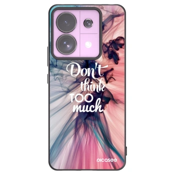 Picasee fekete szilikon tok az alábbi mobiltelefonokra Xiaomi Redmi Note 13 Pro 5G - Don't think TOO much
