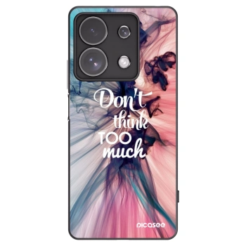 Picasee fekete szilikon tok az alábbi mobiltelefonokra Xiaomi Redmi Note 13 Pro 4G - Don't think TOO much