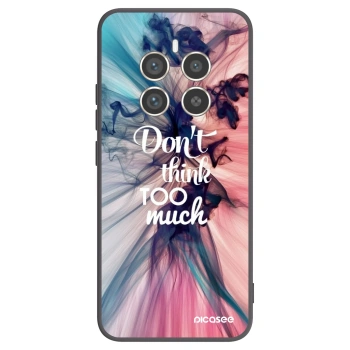 Picasee fekete szilikon tok az alábbi mobiltelefonokra Realme 12 Pro 5G - Don't think TOO much