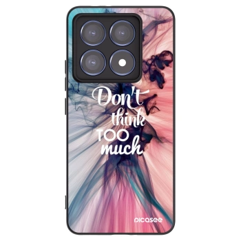 Picasee fekete szilikon tok az alábbi mobiltelefonokra Xiaomi 14T Pro - Don't think TOO much