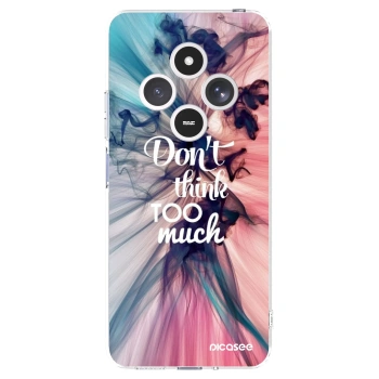 Picasee átlátszó szilikon tok az alábbi mobiltelefonokra Xiaomi Redmi 14C - Don't think TOO much