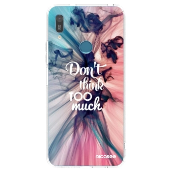 Picasee átlátszó szilikon tok az alábbi mobiltelefonokra Huawei Y6 2019 - Don't think TOO much