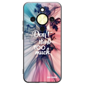 Picasee fekete szilikon tok az alábbi mobiltelefonokra Honor Magic8 Lite 5G - Don't think TOO much