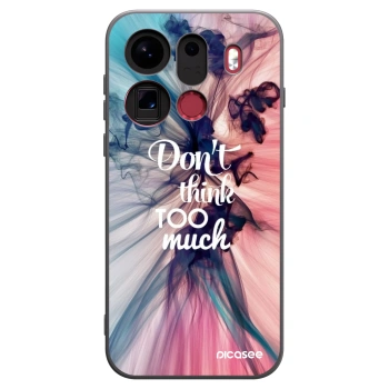 Picasee fekete szilikon tok az alábbi mobiltelefonokra OPPO Find X9 Pro - Don't think TOO much