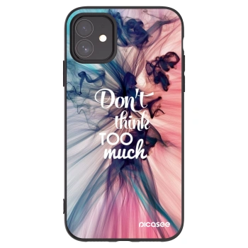 Picasee fekete szilikon tok az alábbi mobiltelefonokra Apple iPhone 11 - Don't think TOO much