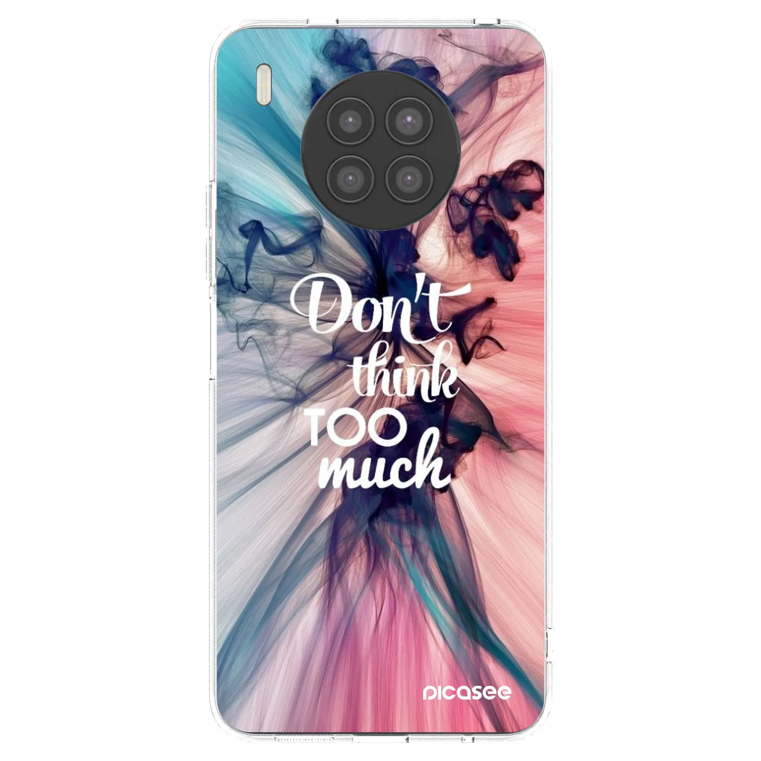 Picasee átlátszó szilikon tok az alábbi mobiltelefonokra Huawei Nova 8i - Don't think TOO much