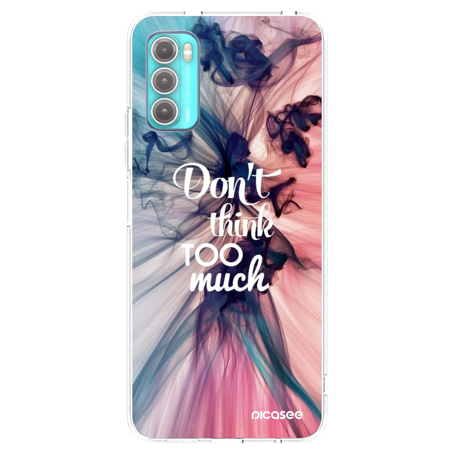 Picasee átlátszó szilikon tok az alábbi mobiltelefonokra Motorola Moto G60 - Don't think TOO much