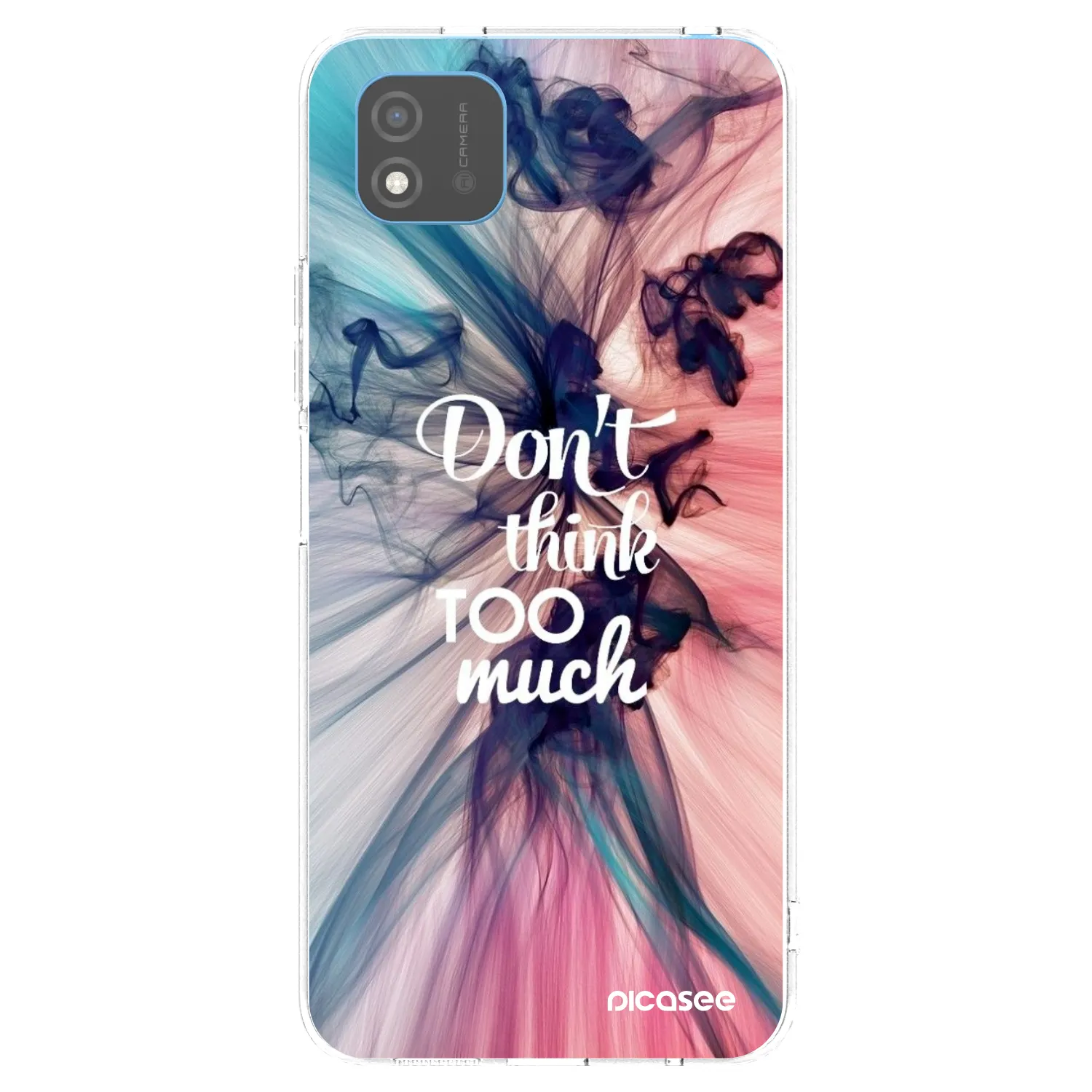 Picasee átlátszó szilikon tok az alábbi mobiltelefonokra Realme C11 (2021) - Don't think TOO much