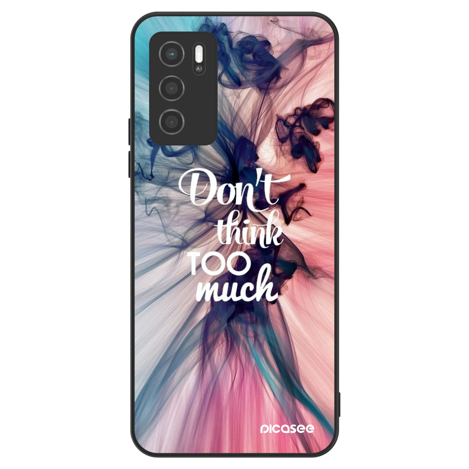 Picasee ULTIMATE CASE OPPO A16s - készülékre - Don't think TOO much