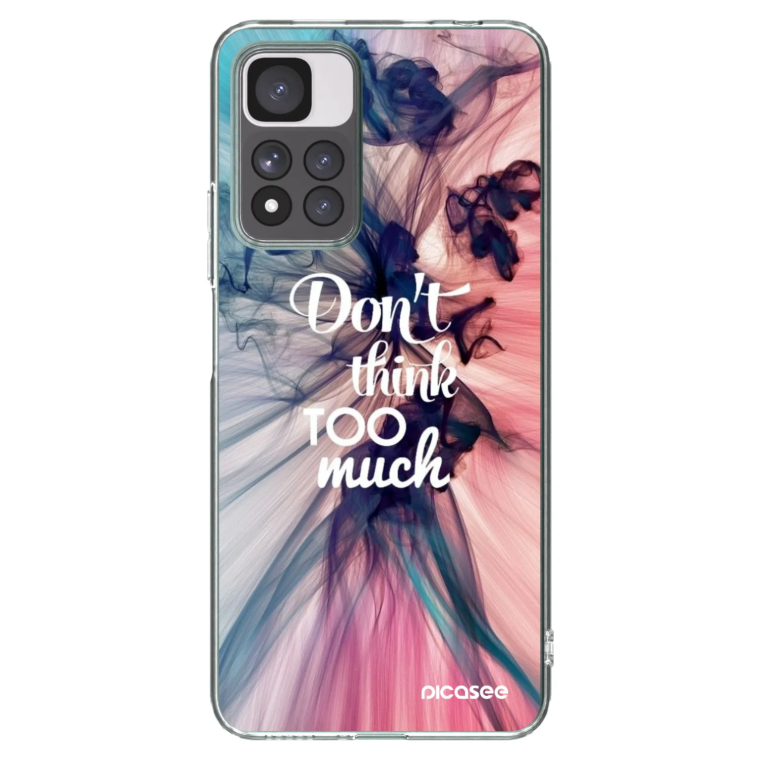 Picasee átlátszó szilikon tok az alábbi mobiltelefonokra Xiaomi Redmi Note 11 Pro+ 5G - Don't think TOO much